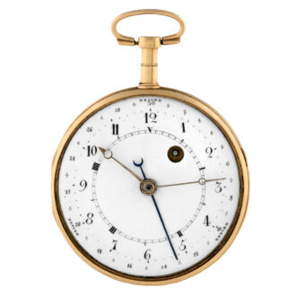 Rare Swiss gold watch with Revolutionary calendar Circa 1795