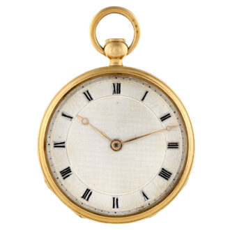 French gold repeater with special lever escapement Circa 1830