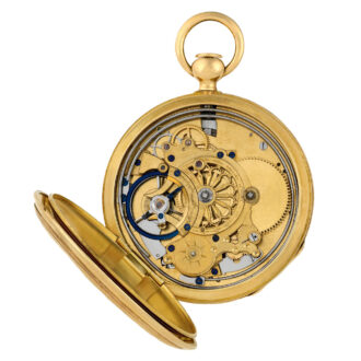French gold repeater with special lever escapement Circa 1830