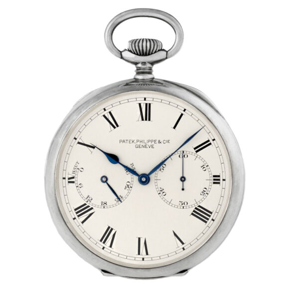 Unique Swiss silver lever chronometer navigation watch Circa 1943