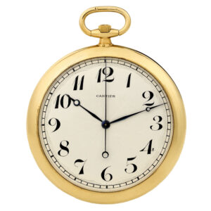 French gold dress watch with indirect centre seconds Circa 1922