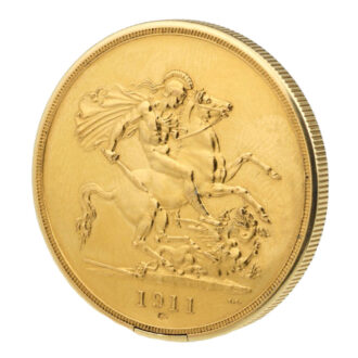 French gold coin of 1911 fitted with concealed watch Circa 1930