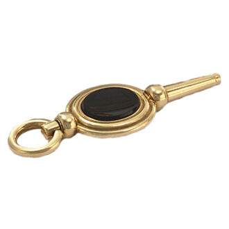 German 18K yellow gold cabriolet pocket watch