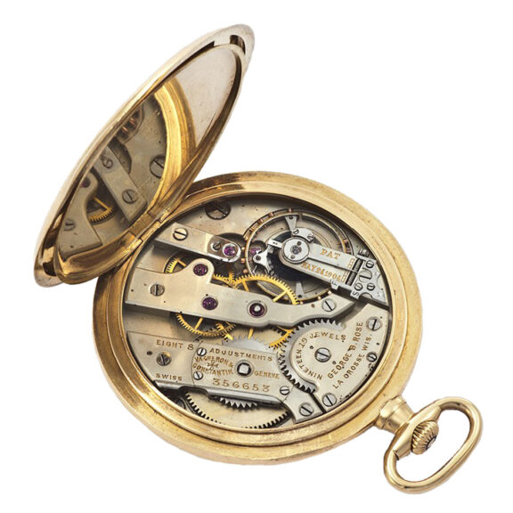 Swiss 18k yellow gold open faced pocket watch Circa 1910 Swiss 18k yellow gold open faced pocket watch Circa 1910