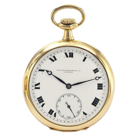 Fine Swiss 18K yellow gold lever pocket watch Circa 1910