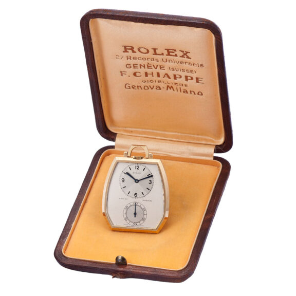 Swiss gold watch with Class A Observatory movement Circa 1940