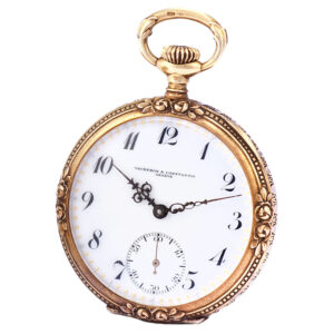 Swiss gold, platinum and diamond pocket watch Circa 1920