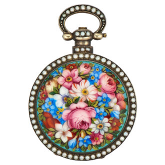 Swiss gilt lady's watch made for the Chinese market Circa 1880