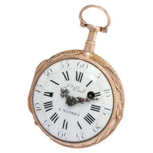 Belgian gold quarter repeating pocket watch Circa 1770