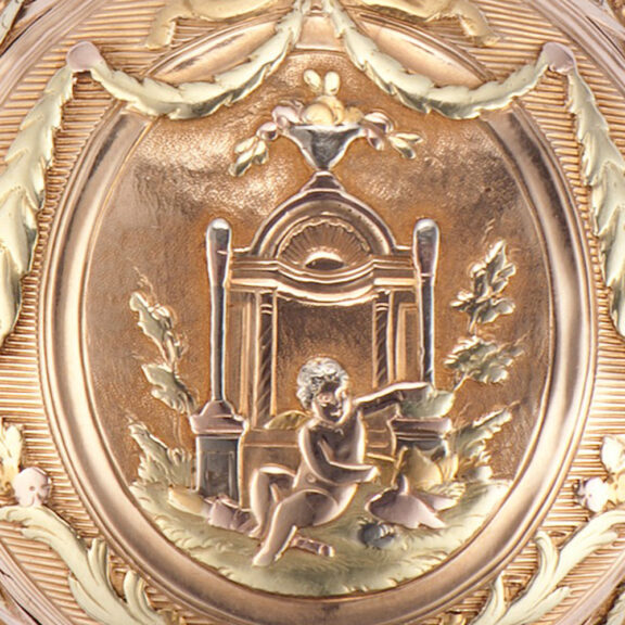 Belgian gold quarter repeating pocket watch Circa 1770 Belgian gold quarter repeating pocket watch Circa 1770