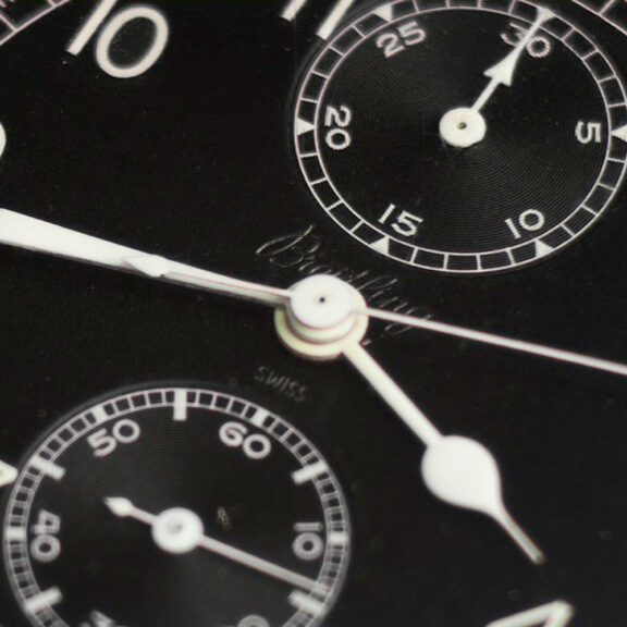 Swiss stainless steel chronograph military watch Circa 1960 Swiss stainless steel chronograph military watch Circa 1960