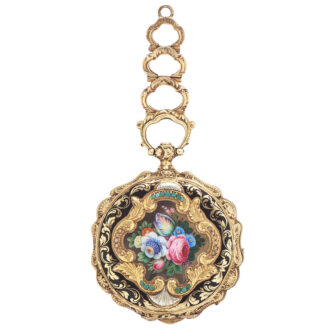 Swiss gold lady's watch made for the Islamic market Circa 1840