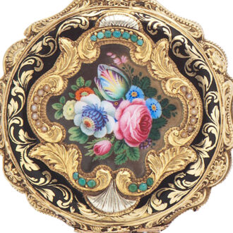 Swiss gold lady's watch made for the Islamic market Circa 1840