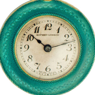 Swiss gold, enamel and diamond pendant watch Circa 1910 Swiss gold, enamel and diamond pendant watch Circa 1910