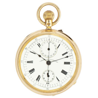Rare Swiss gold lever made for the English market Circa 1889