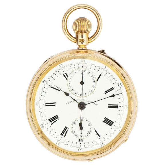 Rare Swiss gold lever made for the English market Circa 1889