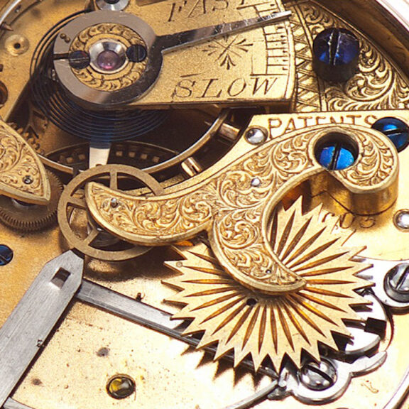 Rare Swiss gold lever made for the English market Circa 1889 Rare Swiss gold lever made for the English market Circa 1889