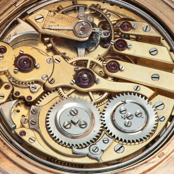 Swiss 14K gold minute repeating pocket watch Circa 1880 Swiss 14K gold minute repeating pocket watch Circa 1880