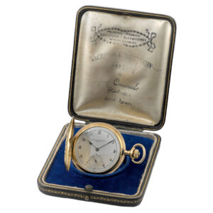 Swiss gold hunter made for the South American market Circa 1915
