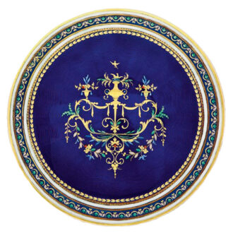 Swiss gold watch with chatelaine and snuff box Circa 1800