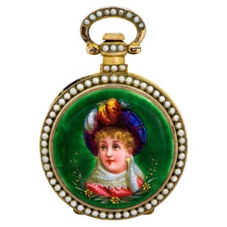 Swiss silver-gilt watch made for the Chinese market Circa 1875