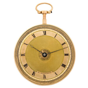 Swiss 18 Carat gold quarter repeating carillon pocket watch Circa 1805