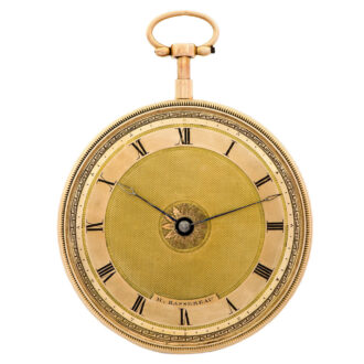 Swiss 18 Carat gold quarter repeating carillon pocket watch Circa 1805