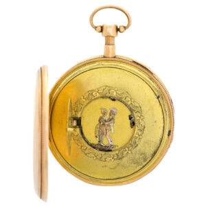Swiss gold repeater with concealed erotic automaton Circa 1820