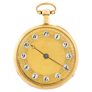 Fine French/Swiss gold repeating musical watch Circa 1820