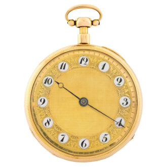 Fine French/Swiss gold repeating musical watch Circa 1820