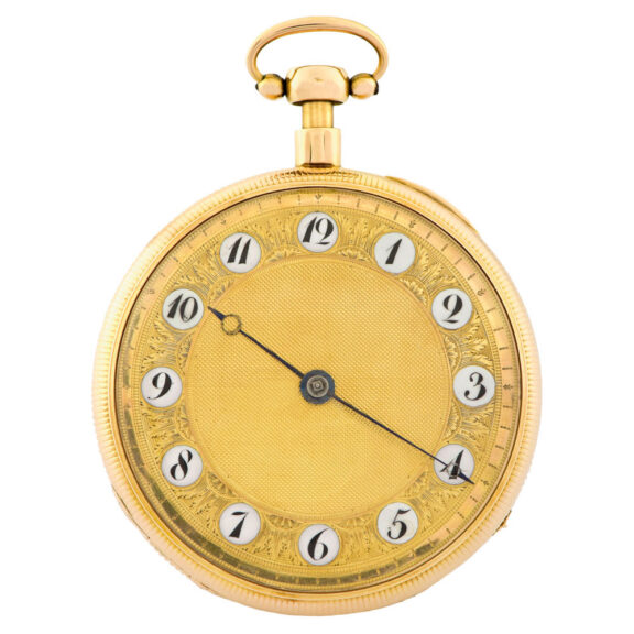 Fine French/Swiss gold repeating musical watch Circa 1820