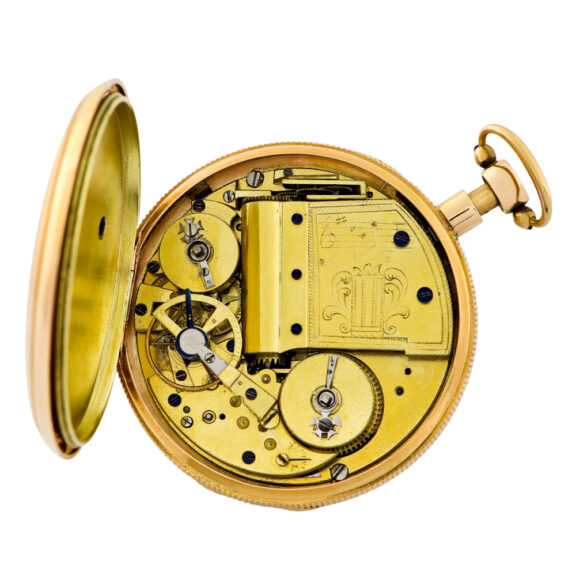 Fine French/Swiss gold repeating musical watch Circa 1820 Fine French/Swiss gold repeating musical watch Circa 1820
