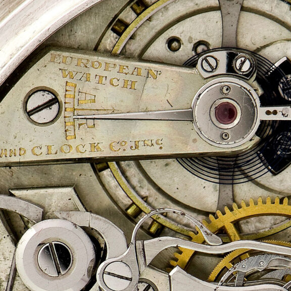 Rare Swiss silver lever with split-seconds chronograph Circa 1920 Rare Swiss silver lever with split-seconds chronograph Circa 1920
