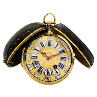French gilded quarter repeating verge oignon pocket watch Circa 1705