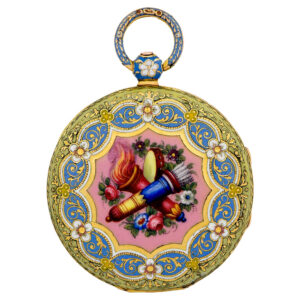 Swiss gold verge watch made for the Turkish market Circa 1830