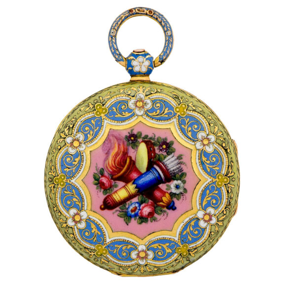 Swiss gold verge watch made for the Turkish market Circa 1830
