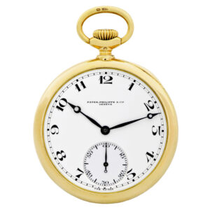 Swiss 18 Carat yellow gold extra lever pocket watch Circa 1918