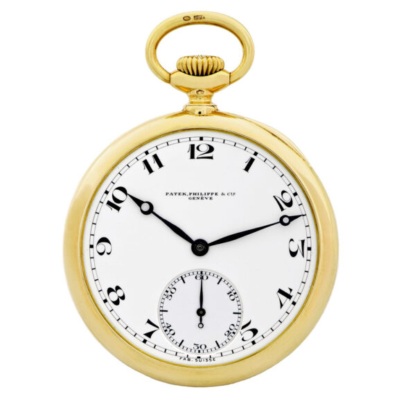 Swiss 18 Carat yellow gold extra lever pocket watch Circa 1918