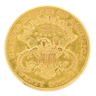 Swiss gold watch in US 20 Dollar gold coin dated 1904 Circa 1938