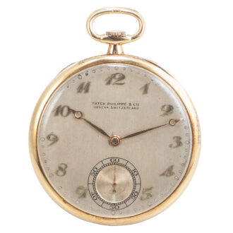 Swiss gold dress watch with gold Breguet numerals Circa 1928