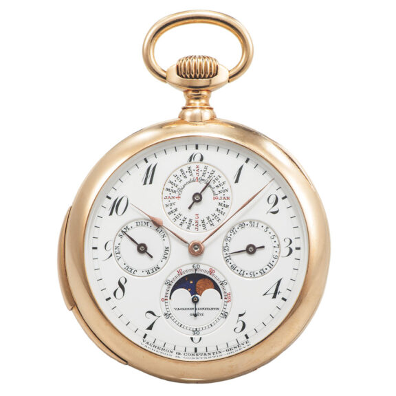 Swiss 18K gold minute repeating lever pocket watch Circa 1911