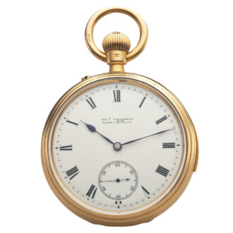 English 18K gold minute repeating pocket watch Circa 1885