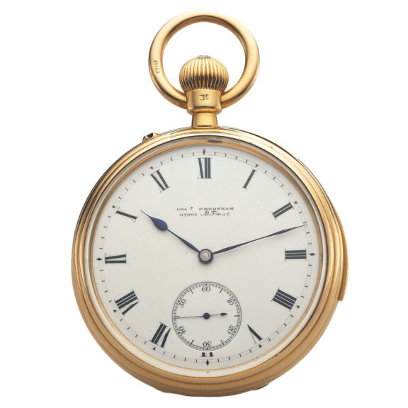 English 18K gold minute repeating pocket watch Circa 1885