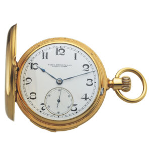 Rare Swiss gold minute repeating keyless hunter Circa 1875