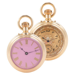 Unusual Swiss watch made for the Indian market Circa 1890