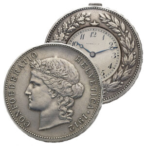 Swiss silver dress watch set within 20 Swiss frank Circa 1920