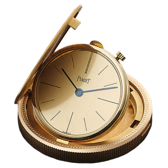 Swiss gold watch in US 10 Dollar gold coin dated 1906 Circa 1980
