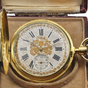 Swiss gold hunter made for the South American market Circa 1875