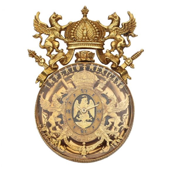 Swiss gold 20 Pesos coin of Emperor Maximilian of Mexico Circa 1950
