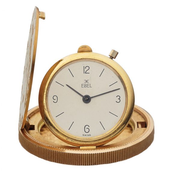 Swiss gold watch set in US 20 Dollar gold coin dated 1881 Circa 1960
